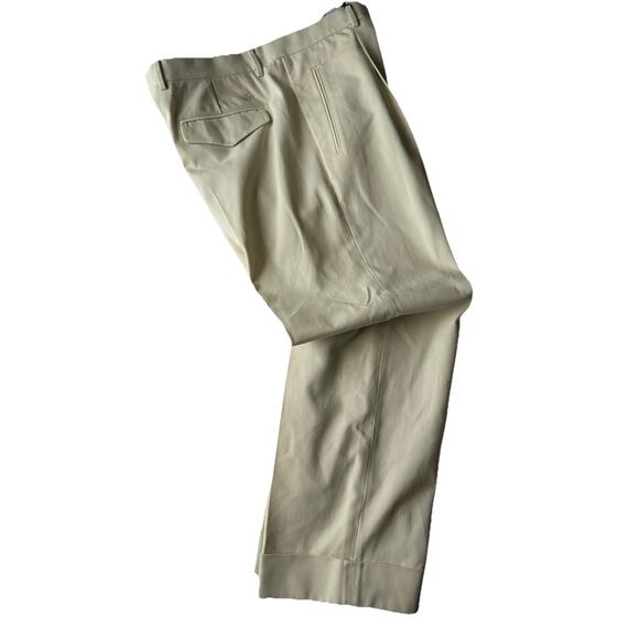 Gucci Men's Off-white Cotton Drill Pants 40 US (56 Euro) Italy 742764 NWT $675 - Picture 1 of 15